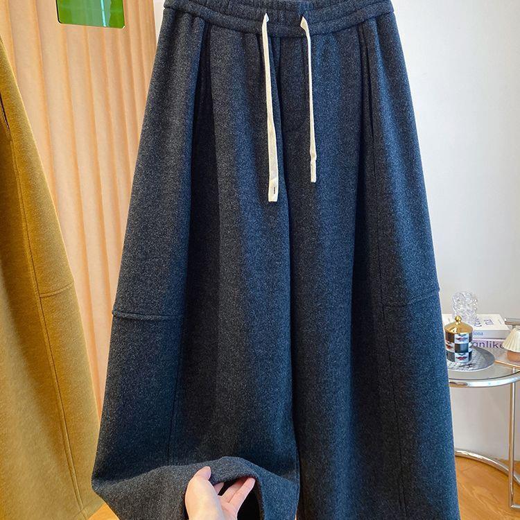 

European Woolen Women s Thick Cropped Velvet Pants - Autumn/Winter 2025 Collection 2XL 145-155