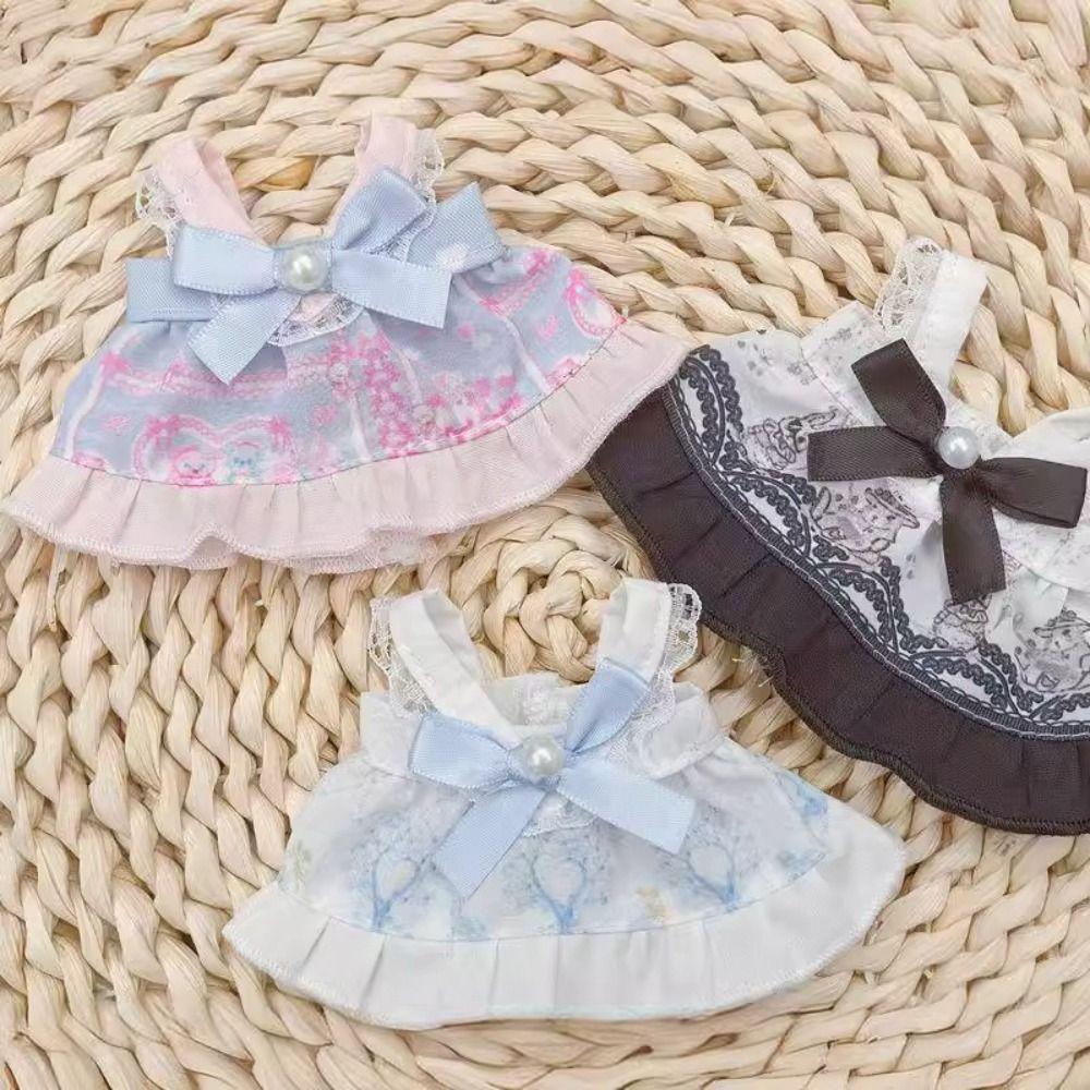 10CM Cotton Doll Clothes Cute Skirt Suit Dolls Acssories Fashion Dresses for EXO Idol Dolls Changing Dressing Game Girls Toys