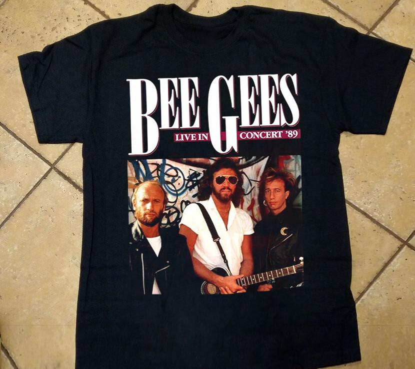 Bee Gees - Live in Concert Black Tee Unisex T-Shirt All Size SB176 Unisex T-Shirt XXL