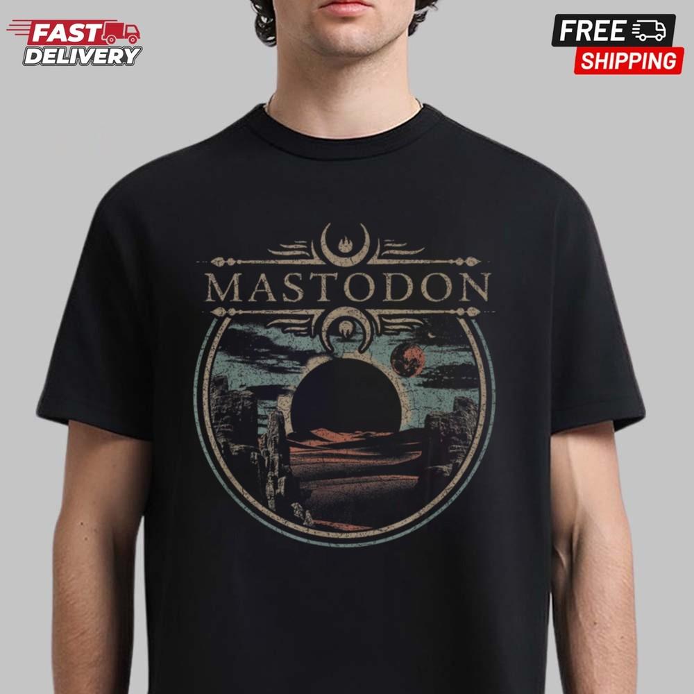Mastodon Horizon T-Shirt, Heavy Metal Band Shirt, Gift for Fans Unisex T-Shirt XXXXL