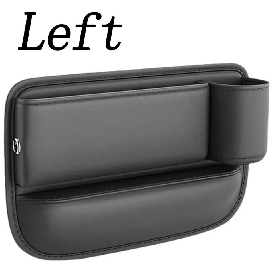 Car Seat Gap Filler Organizer Multifunctional Storage Box Pocket Console Crevice Leather Holder Cup Phone Key Card Auto lnterior