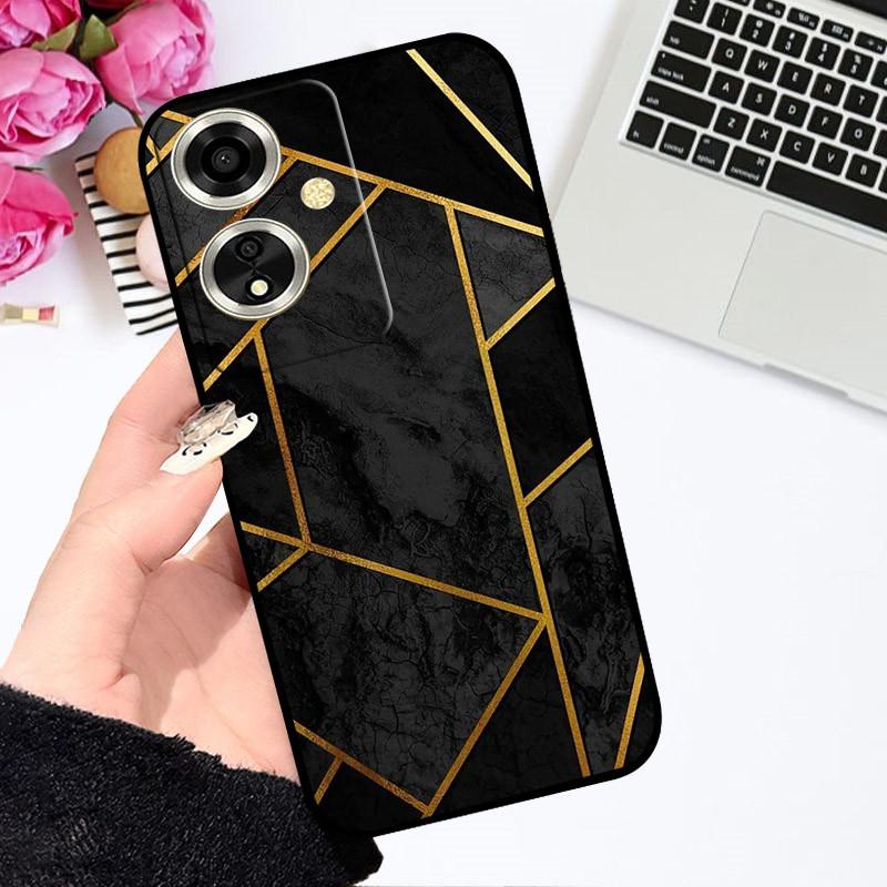 For OPPO A79 5G Case For OPPO A79 Cover Funda Coque Flower Painted Cartoon Silicone Soft TPU Phone Bumper For OPPO A79 5G Covers