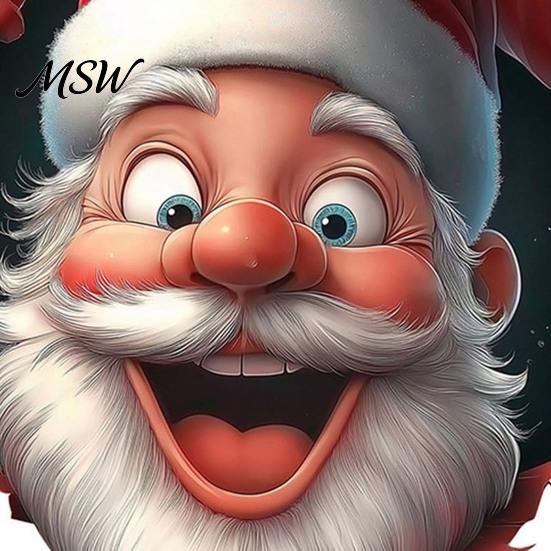 Holiday Interior Wall Decor Funny Santa Toilet Sticker, Christmas Lid Decal, Self-Adhesive, 3D Home Party Supplies Hole Waterproof PVC Sticker