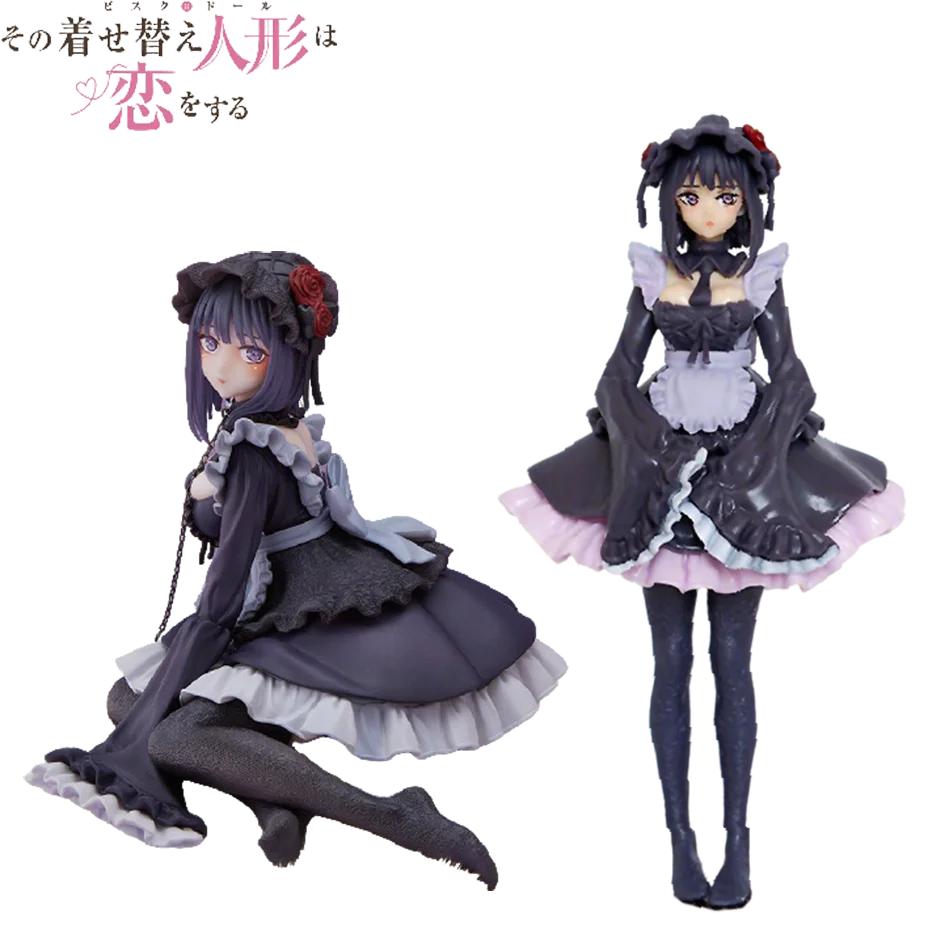 Mój Ukochany Cosplayer Figurka Anime Kitagawa Marin Czarny Strój Służki Figurka Akcji Shizuku Kuroe Kolekcjonerski Model Figurka Zbierz