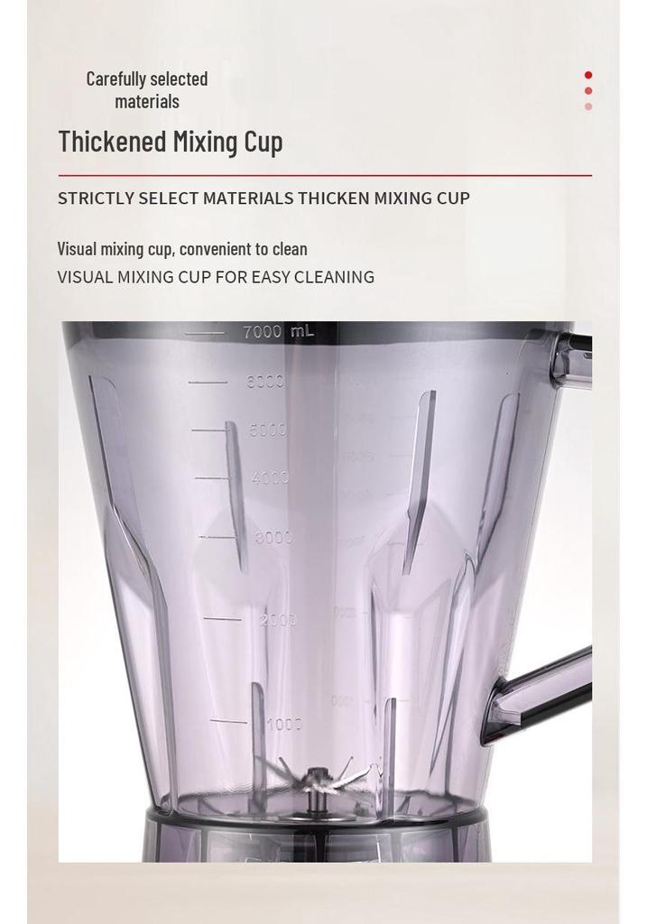 Commercial Multi-Functional Soy Milk Maker & High-Power Blender for Whole Grains