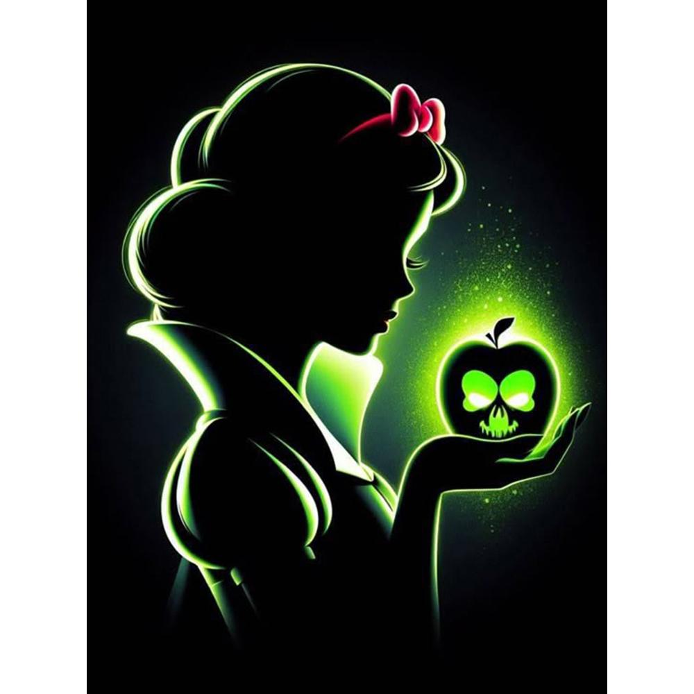 Prinzessin Diamantmalerei Kits Frozen Schneewittchen Heimdeko Vollrunde Diamantmosaik Stickerei Kreuzstich Geschenk