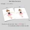 Pink Lovely Dance Girl Castle Unicorn Swan Wall Art Canvas Painting Nordic Posters And Prints Wall Pictures For Kids Room Decor