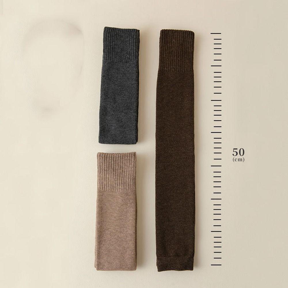 Farbige JK-Uniform für Mädchen Kniestrümpfe Damen Beinwärmer Lolita Armstulpen Gestrickte Fußabdeckung