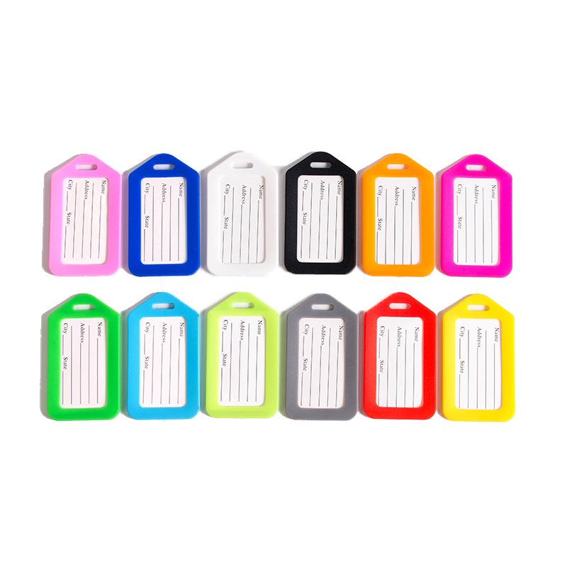 Airplane Luggage Tag Identifier: Suitcase Name & Boarding Pass Label.