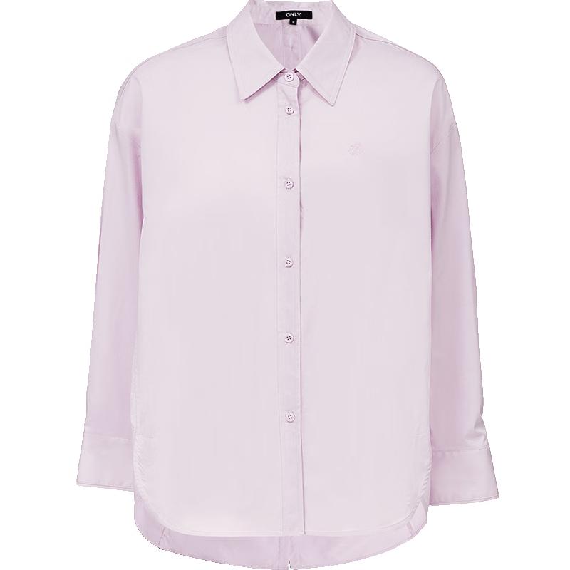 

ONLY 2026 Spring Drop Shoulder Spliced Shirt S