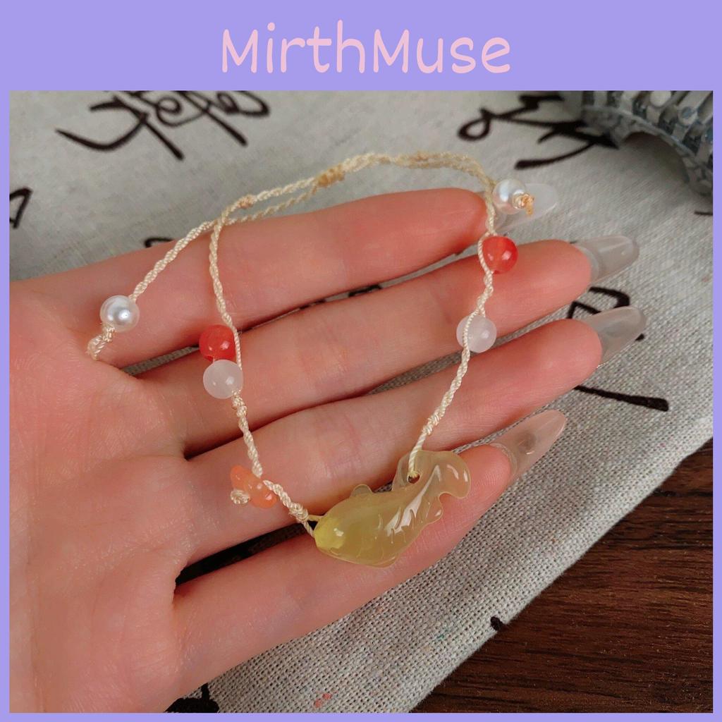 Delicate New Chinese Style Koi Bracelet For Women Artisanal Retro Handmade Accessory