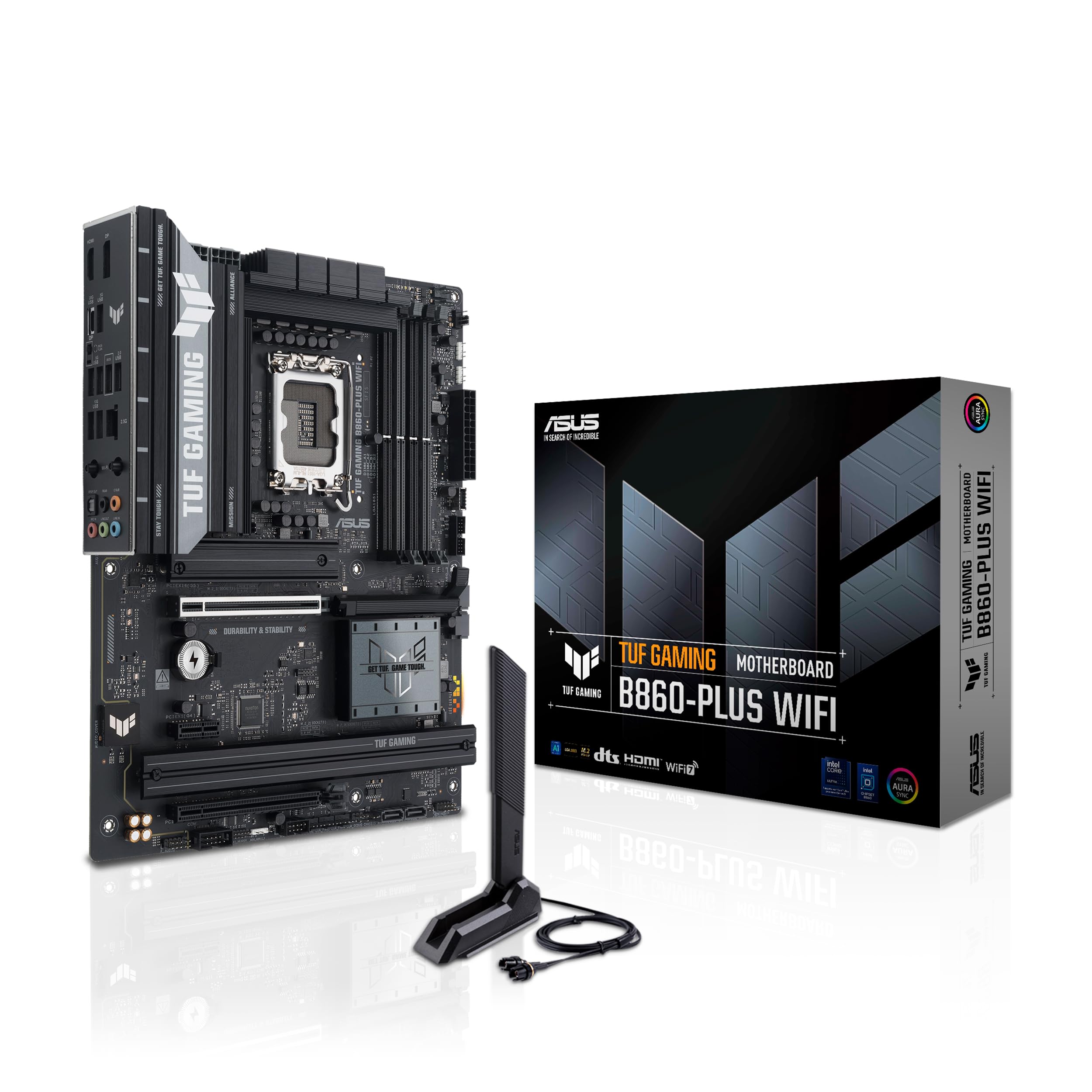 

Процесори ASUS intel Core Ultra Роз’єм LGA1851, сумісний із B860, оснащений ATX GAMING WIFI продукт місцевого авторизованого дистриб’ютора (Серія 2)
