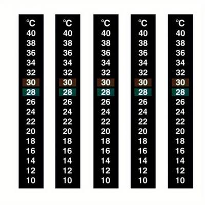 6Pcs Digital Aquarium Fish Tank Thermometer Temperature Sticker Dual Scale Stick-on Temperature Control Tools Products