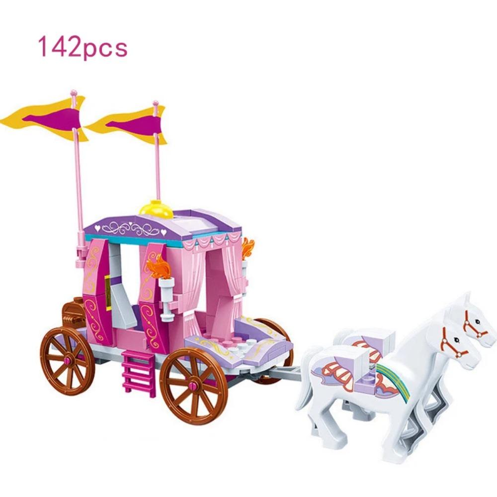 Mini Shop Market Street View Sets Model Building Blocks Hamburger Restaurant Retail Store Creative Architecture Friend Girl City