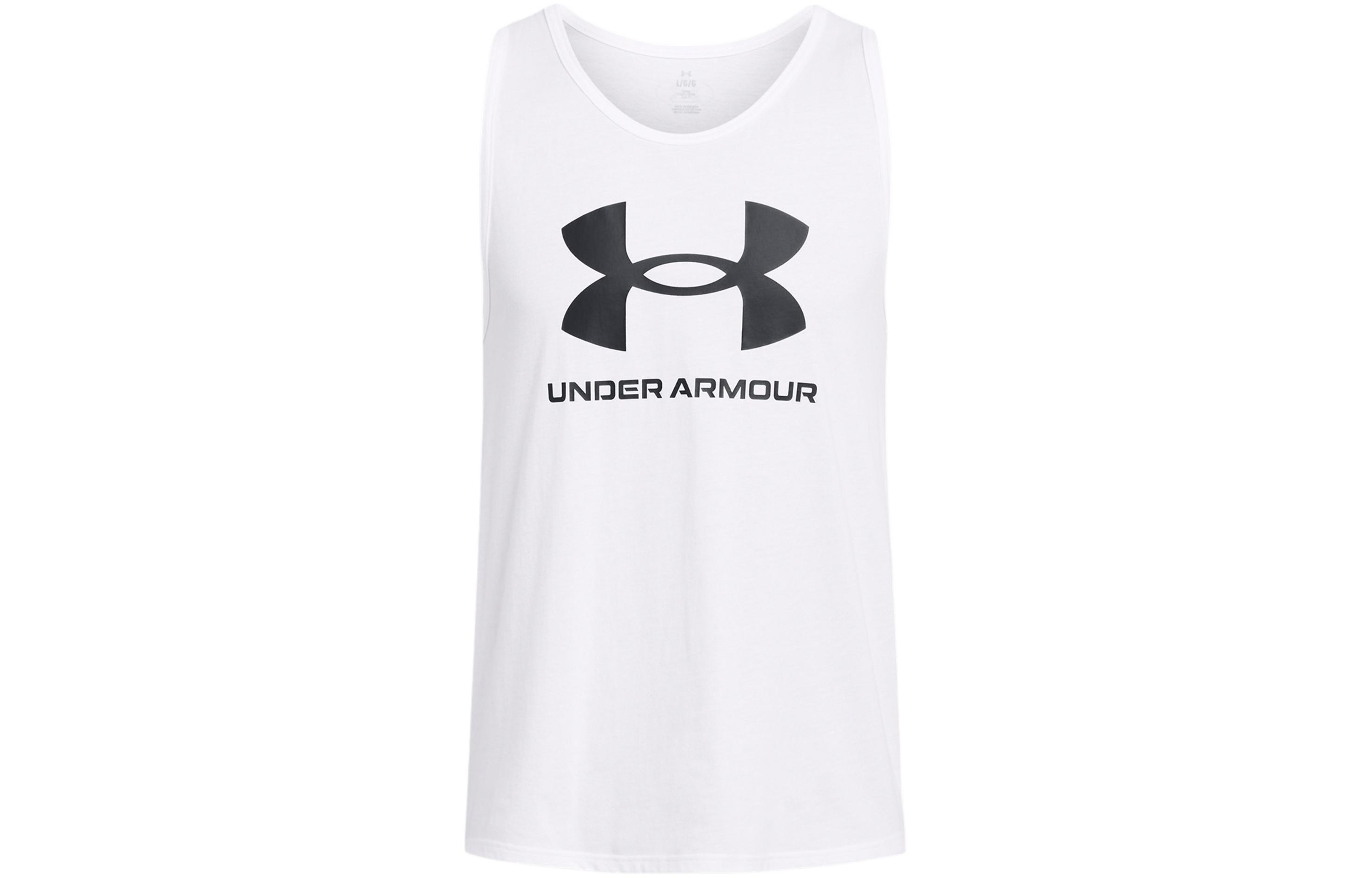 Under Armour Tank Top Men s White 1382883-100 L