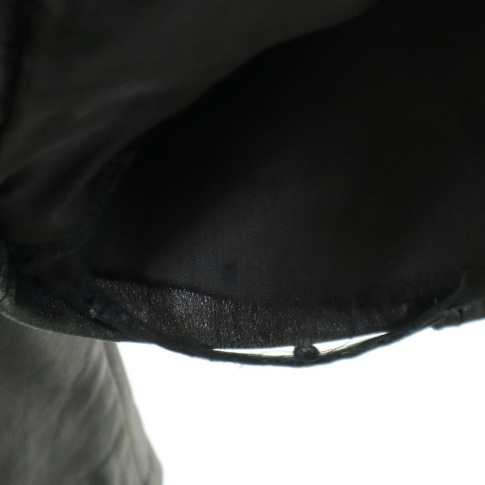 MAX&CO leather jacket 40 black Women Used