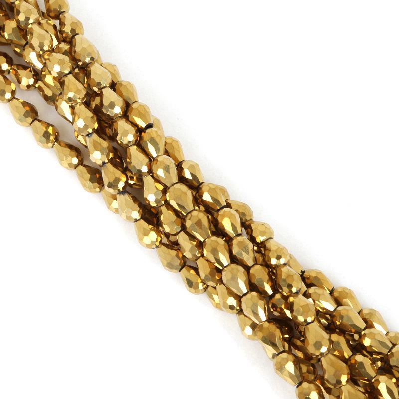 65 Teardrop Glass Beads for DIY Jewelry: Bracelets & Earrings Accessories