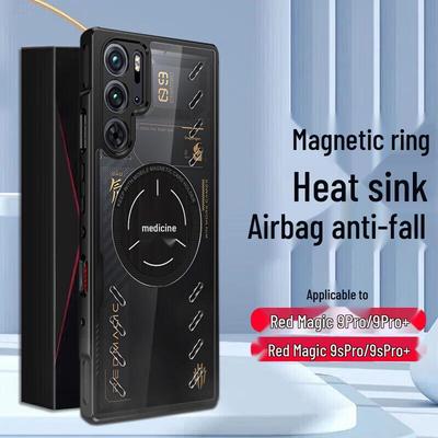 STRYFER Priehľadný Herný Chladiaci Obal na Telefón pre Sériu Nubia Red Magic 9/9S Pro