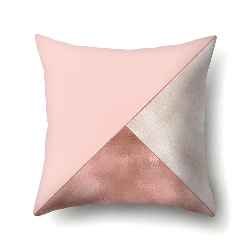 Polyester Pillow Case Automobile Decoration Home Printed Pillow Case Waist Cushion Cover Car Cushion Head Cushion Cover