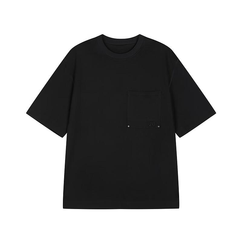 CROQUIS Men's 2025 Summer Loose Fit Round Neck Short Sleeve T-Shirt