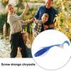 8Pcs 8CM/3.7G Soft Worm Lure with Curly Tail Colorful Artificial Bait Saltwater Freshwater Bass Snakehead Trout Fishing Accessories