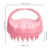 Scalp Massager Shampoo Brush Silicone Head Cleaning Brush Handheld Shower Scalp Cleaning Brush Bathroom Accessories