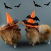 Halloween Pet Hat Holiday Decoration Pumpkin Spider Bat Decoration Dogs Cat Hat Non-woven Fabric Creative Novel Dog Pet Hats