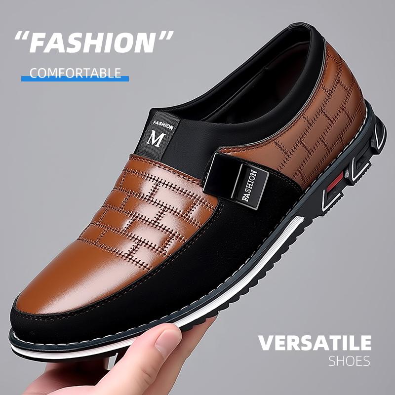 Fashion Men Business Shoes Slip On Party Men Shoes Comfortable PU Leather Shoes for Man Wedding Dress Shoes for Male