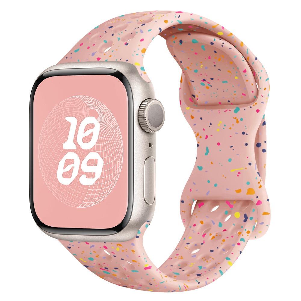 Original Silicone Strap For Apple Watch Band 46mm 44mm 45mm 40mm 41mm 38mm 42mm Correa Breathable iWatch Series11 10 9 8 SE3 7 6 Ultra 2 49mm