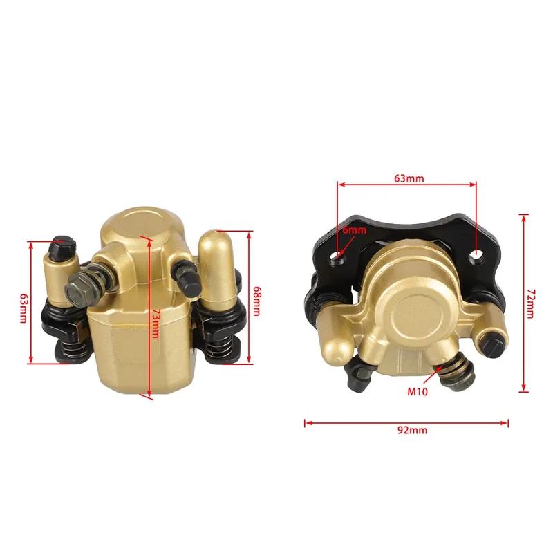 Universal Motorcycle Disc Brake Caliper - Fits 50cc-125cc ATV/Quad/Dirt Bike (Front & Rear)
