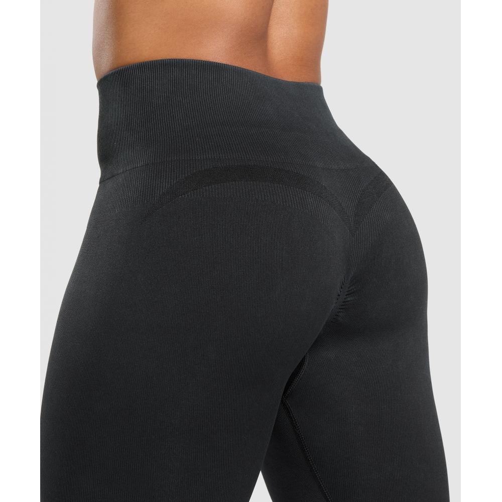 Gymshark Gains Seamless Leggings Black B9a1z Bb2j
