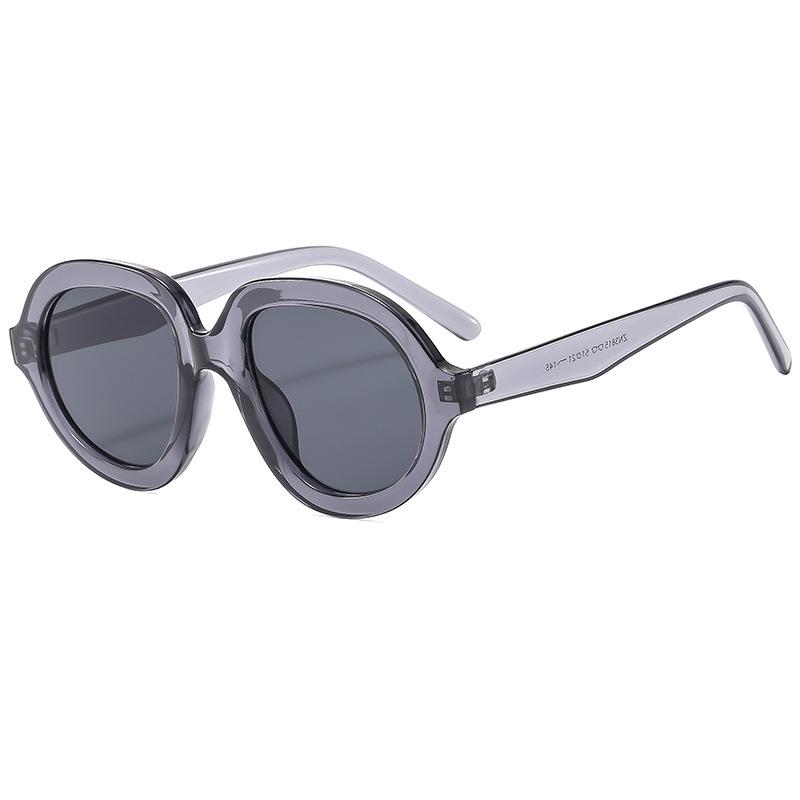 Trendy Women s Large Frame Irregular Sunglasses – European and American Style