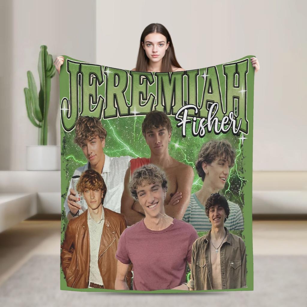 Coperta Team Conrad Fisher L'Estate in cui sono diventata Bella Lana Divertente Traspirante Plaid per Letto Divano Autunno/Inverno