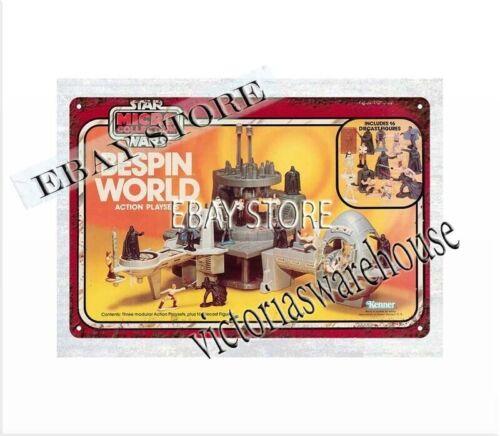 

home furnishings 1982 TOY BESPIN WORLD ACTION PLAYSET metal tin sign 20x30cm（7.8x11.8inch）