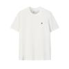 White Fashion Classic Simple Casual Versatile Comfortable Breathable Short Sleeve T-Shirt Men Tops Cloud-White F11M623114FWT
