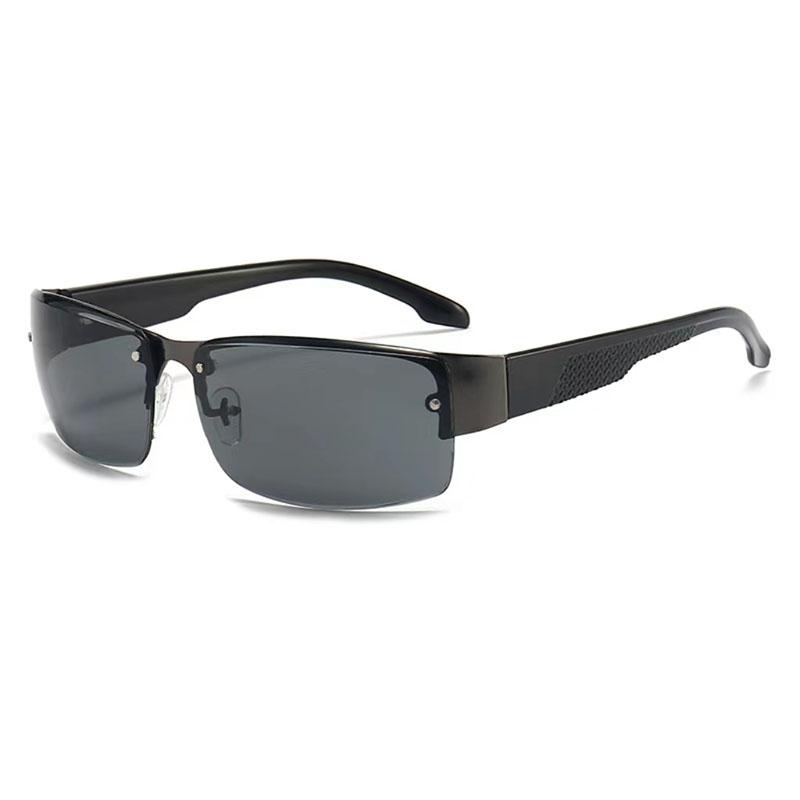 New Half Frame Square Sunglasses UV400 Protection Outdoor Driving Fashion For Men And Women Fishing Eyewear Oculos De Sol
