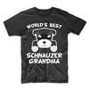 Schnauzer Grandma Shirt - World's Best Schnauzer Grandma Dog Granddog T-Shirt