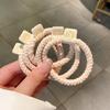 5PCS High Elasticity Durable Bold Versatile Temperament Ponytail Headband Hair Tie Accessories Head Rope Rubber Band