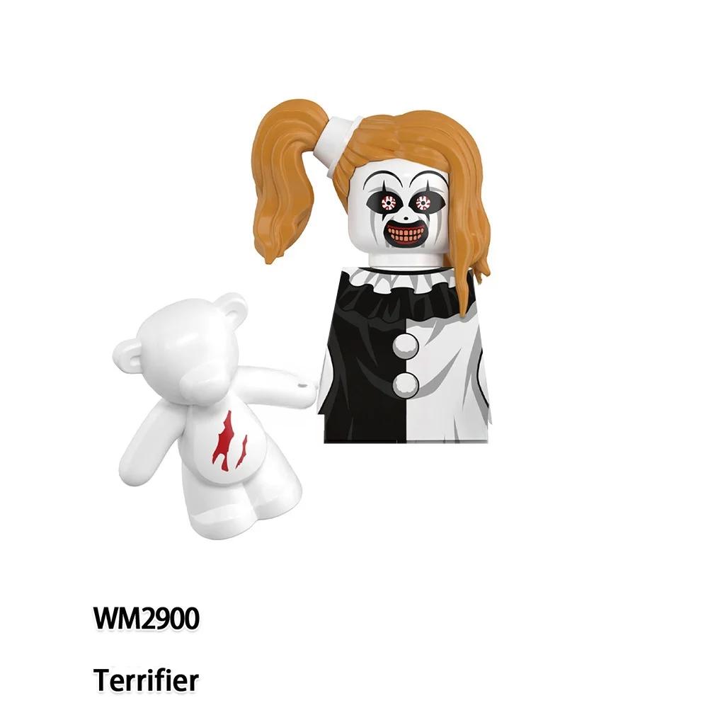 Horror Movie Action Figure Building Blocks Halloween Character M3gan Nun Ash Terrifier Action Figure Building Blocks Toys Gifts