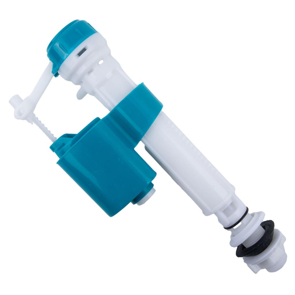 Toilet Cistern Fill Valve Entry Inlet Flush Valve Bottom Siphon Fill Float Toilet Repair Kit ABS Plastic Flush Valve