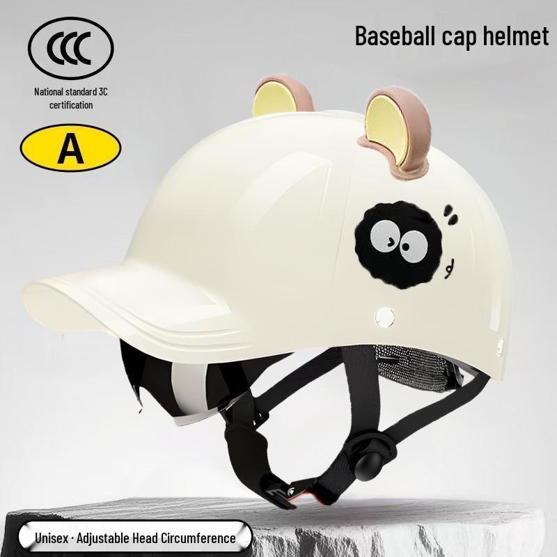 

3C Certified Duckbill Motorcycle Helmet for Men & Women - All-Season Breathable Sun Protection
