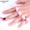 50pcs/Pack Pink Nail Art Toes Separators Fingers Foots Sponge Soft Gel UV Tools