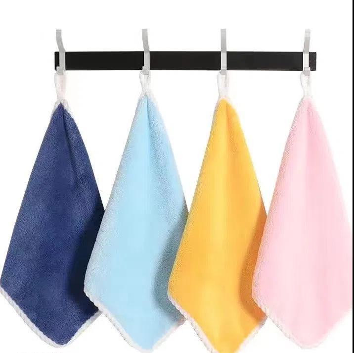 Soft, Absorbent, Hangable Hand Towel – Cute & Non-Shedding for Children's Bathroom or Kitchen Use.