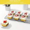 Aluminum Foil Pans with Lids Disposable Foil Food Containers Mini Loaf Pans Great for Cooking Heating Storing Baking Tools
