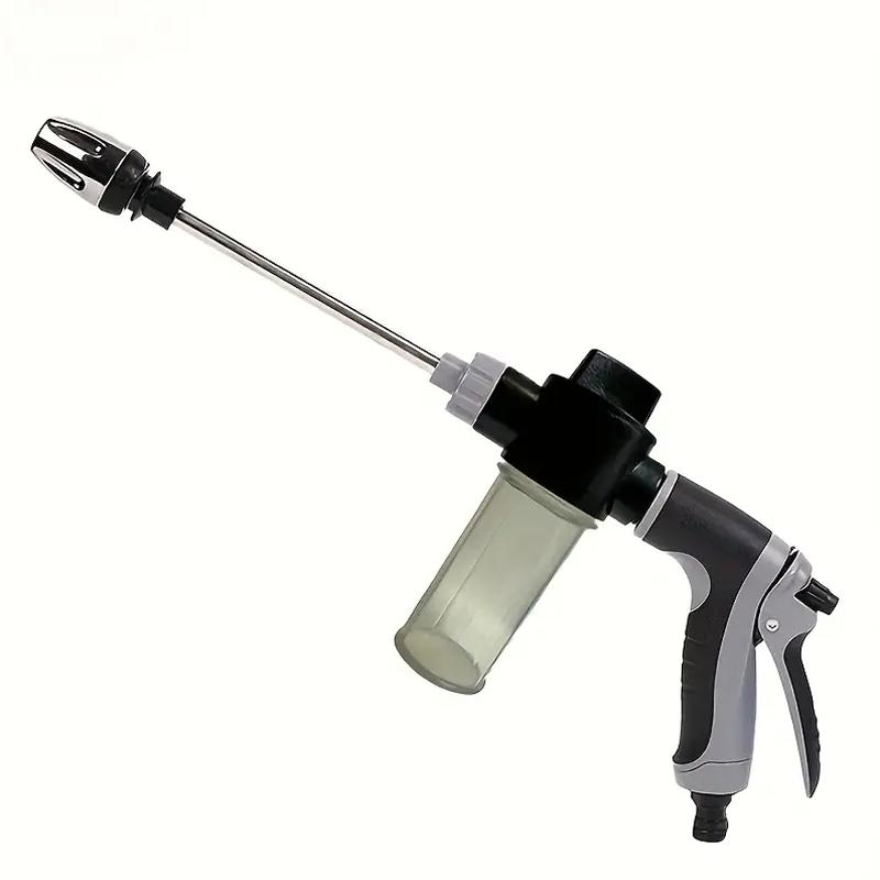 

Portable high pressure car wash spray gun Long pole gun Car wash water gun Household car wash tool серый