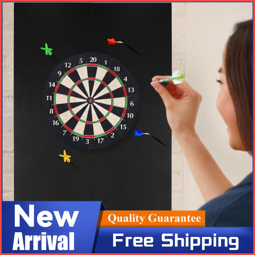 For Dart Board Wall Protector Easy Install Space-Saving Design Dartboard Felt Board Felt Polyester Wall Guard Darts Accessories
