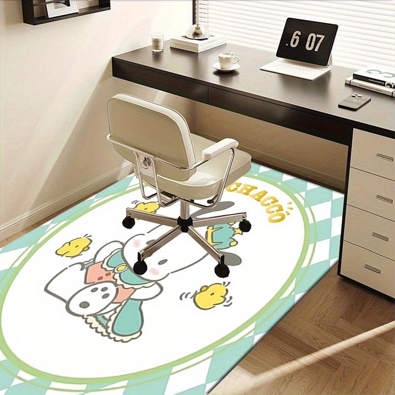 Office Rug Pochacco, Cute Anti-Slip Rug, Machine Washable for Living Room, Bedroom, Office, Multiple Sizes, Bedroom Mat, Decorative Mat, Durable Mat,