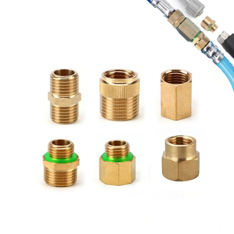 Brass Reducing Straight Connector 14/18mm 1Pcs Rust Proof Agricultural Sprayer Accessory for Greenhouse Irrigation Tasks