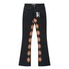 LOSTSHDWS Men's and Women's Spring and Autumn Flared Elastic Jeans Couple Jeans