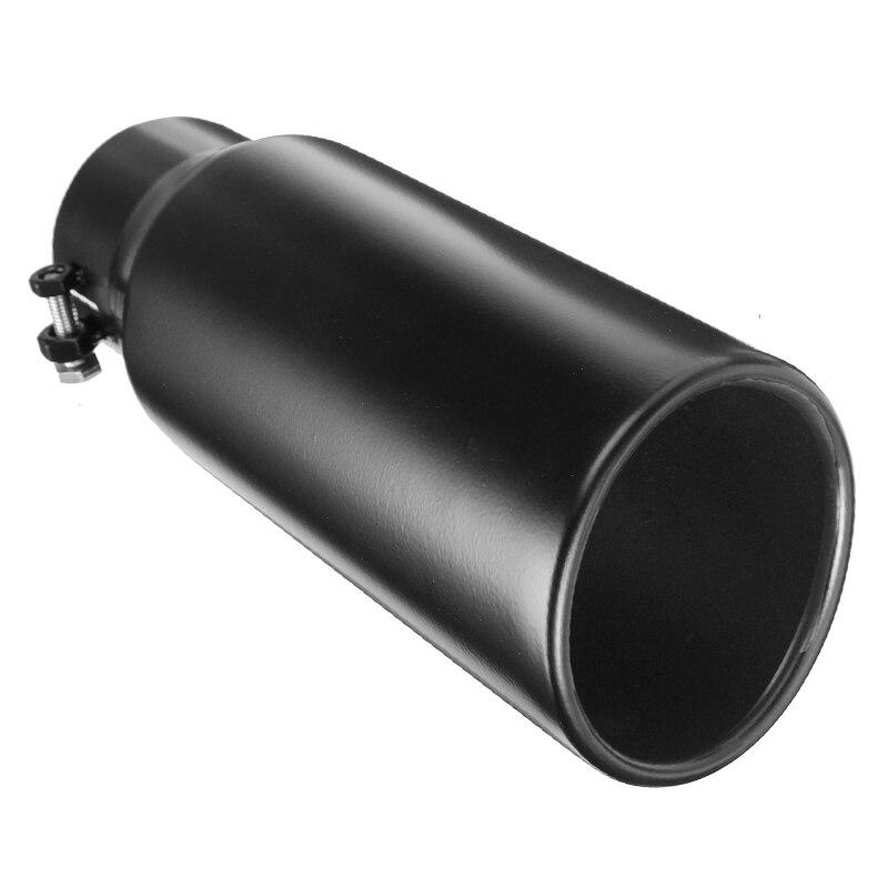 

Модификация автомобиля Выхлопная труба Хвостовая горловина Однослойная Закатанная кромка Косая горловина Черное напыление Нержавеющая сталь Общая длина 12 дюймов
